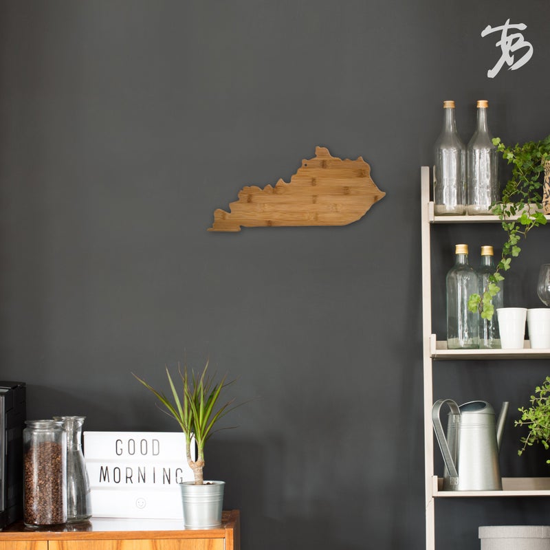 Totally Bamboo Kentucky State Shaped Bamboo Serving and Cutting Board - Image 4